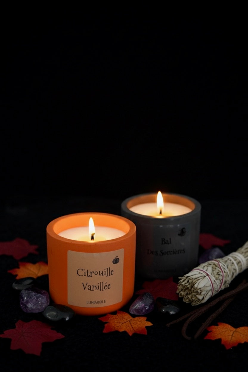 Bougie : Citrouille Vanillée LumiArgile